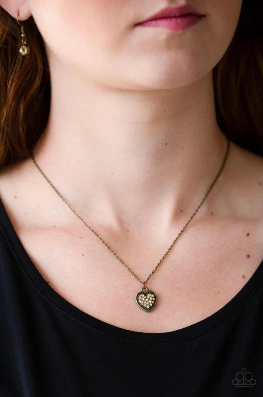 Fierce Flirt - Brass Necklace