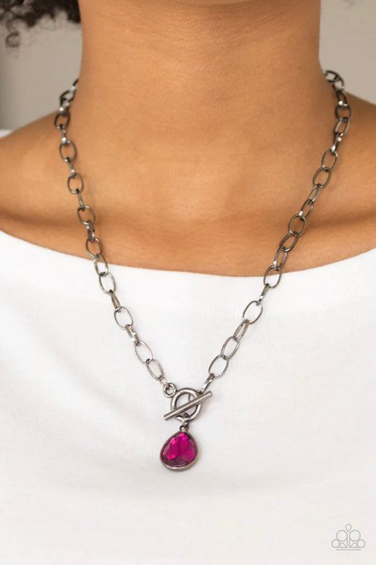 So Sorority - Pink Necklace