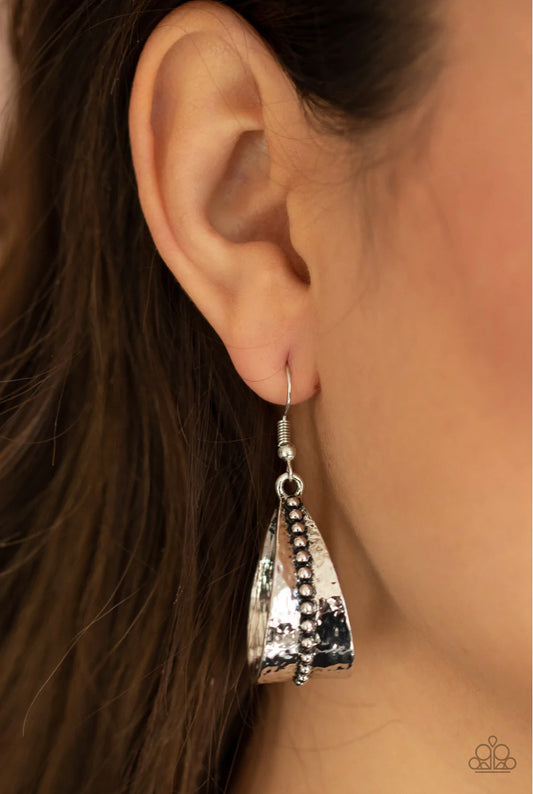 STIRRUP Some Trouble - Silver Earrings