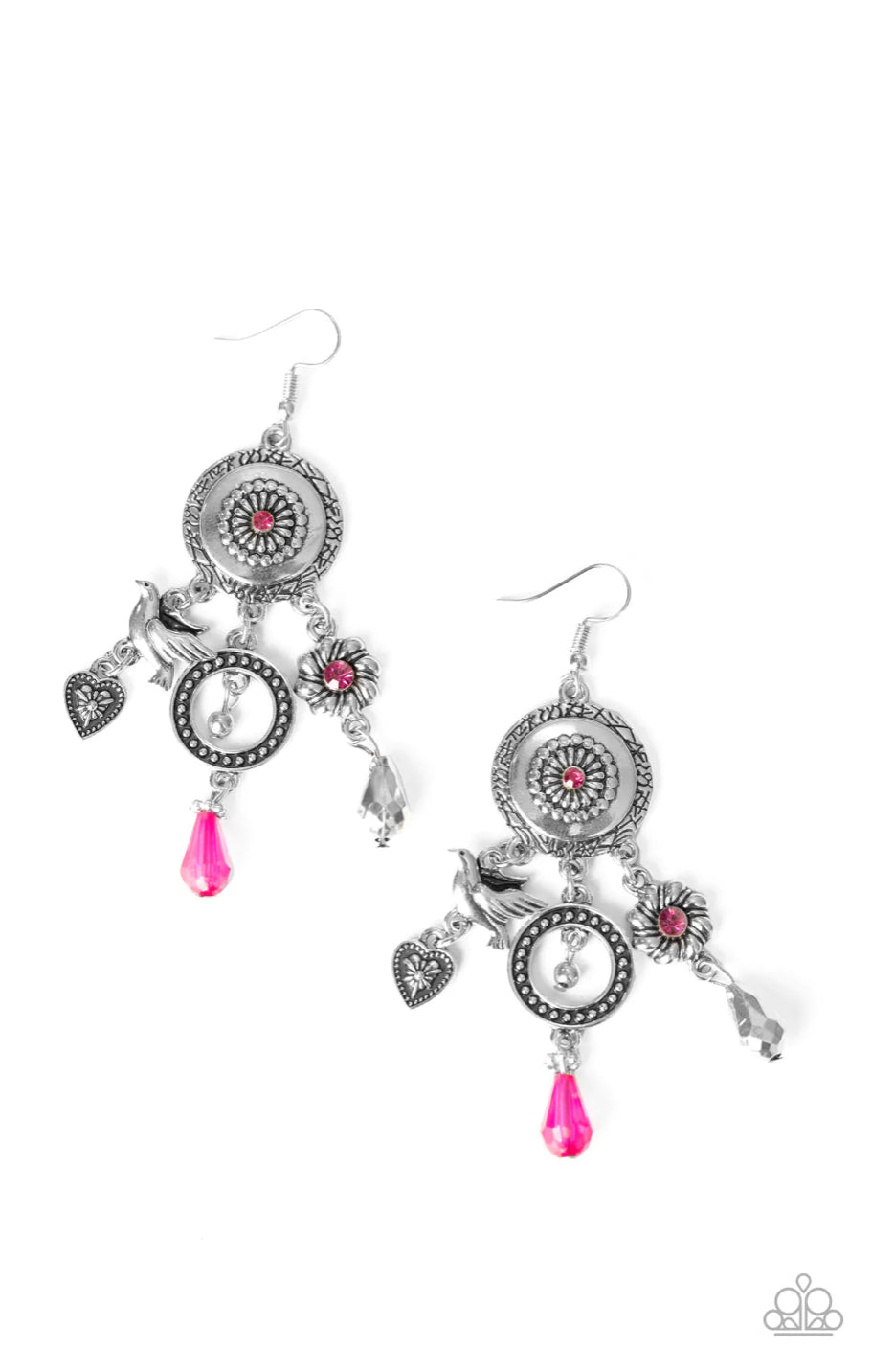 Springtime Essence - Pink Earrings