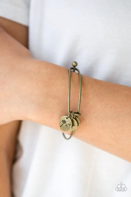 Dreamy Dandelions - Brass Bracelet