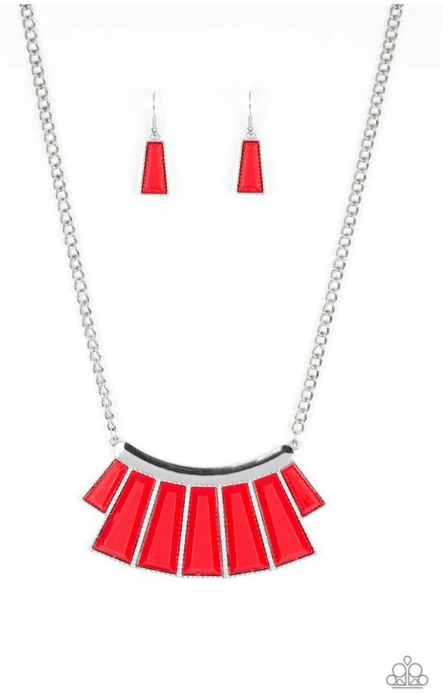 Glamour Goddess - Red Necklace