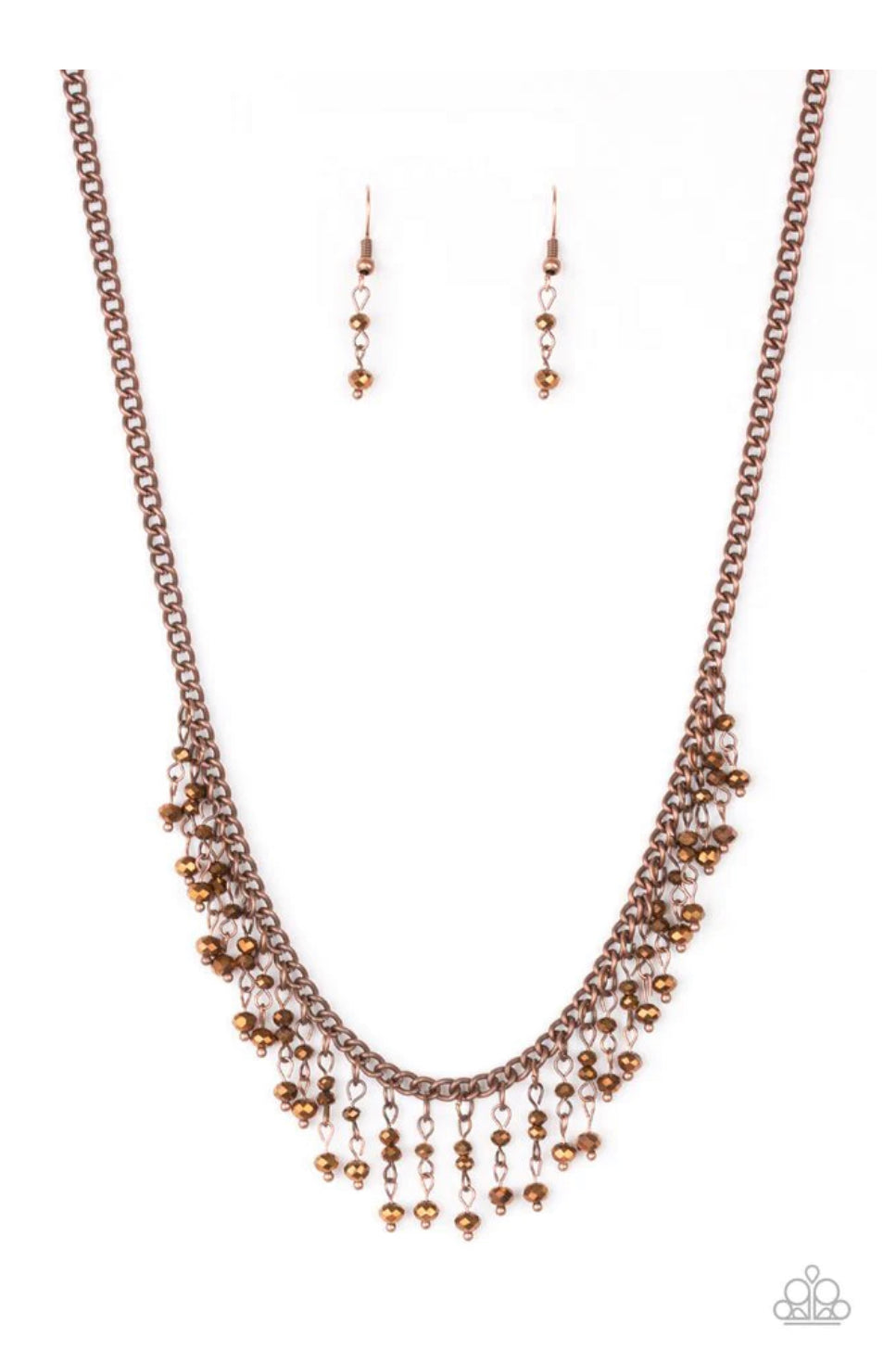 Sporadic Sparkle - Copper Necklace