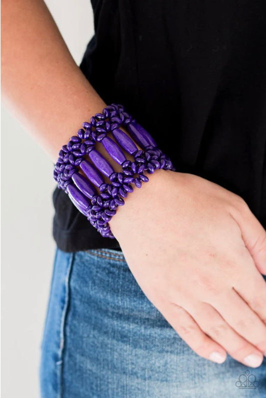 Barbados Beach Club - Purple Bracelet