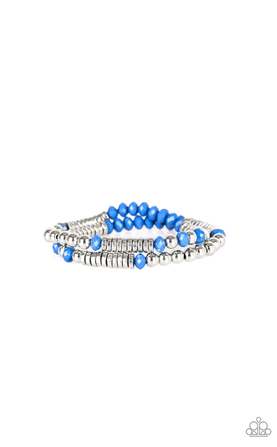 Downright Dressy - Blue Bracelet