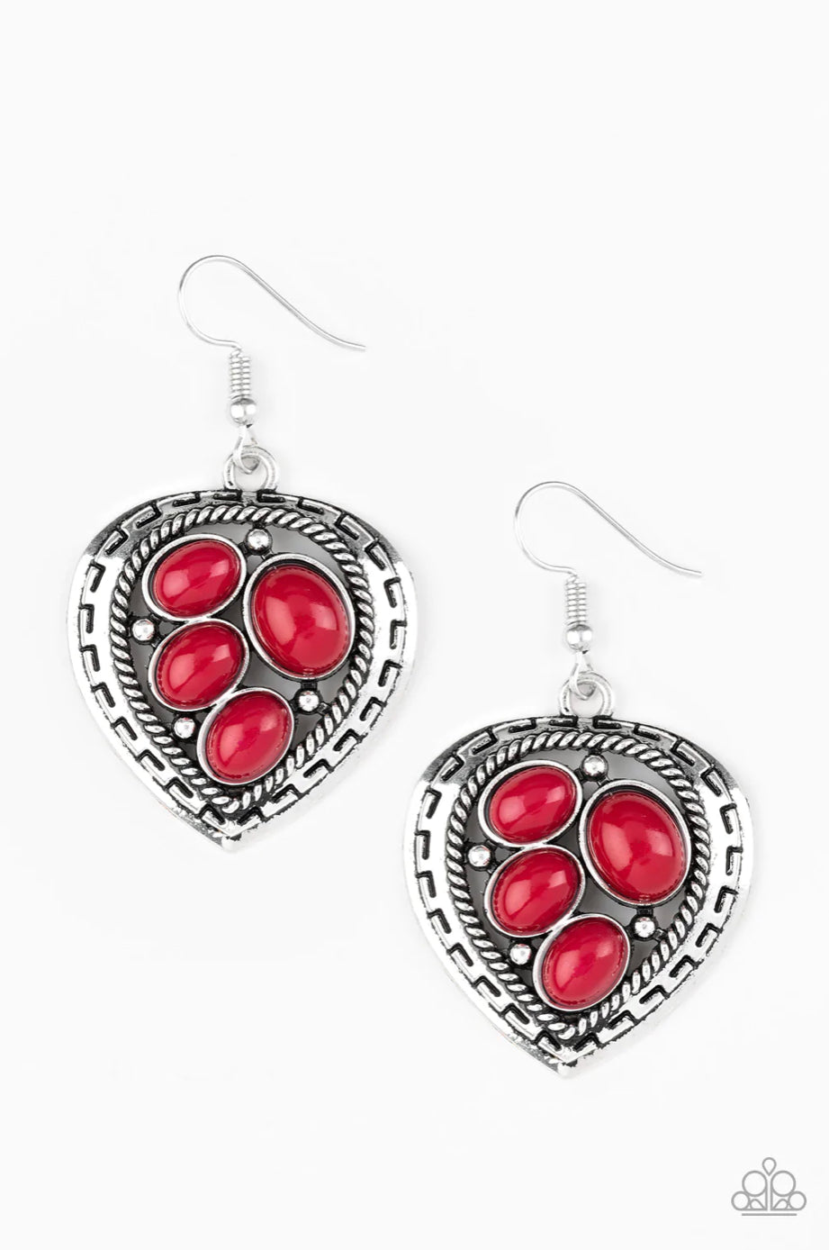 Wild Heart Wonder - Red Earrings