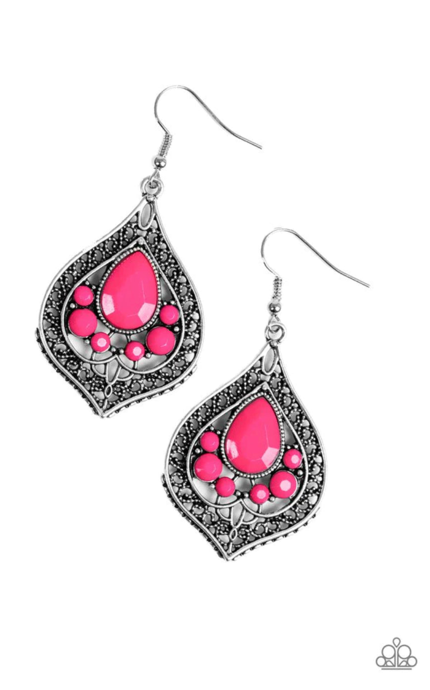 Malibu Mama - Pink Earrings