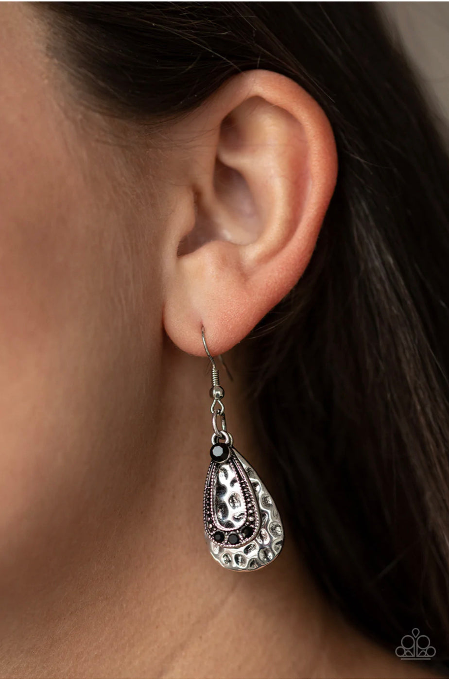 Rural Riches - Black Earrings