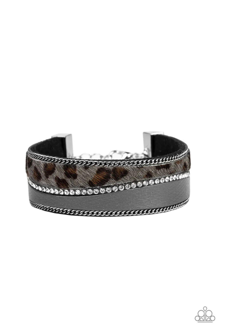 Flirtatiously Feline - Silver Bracelet