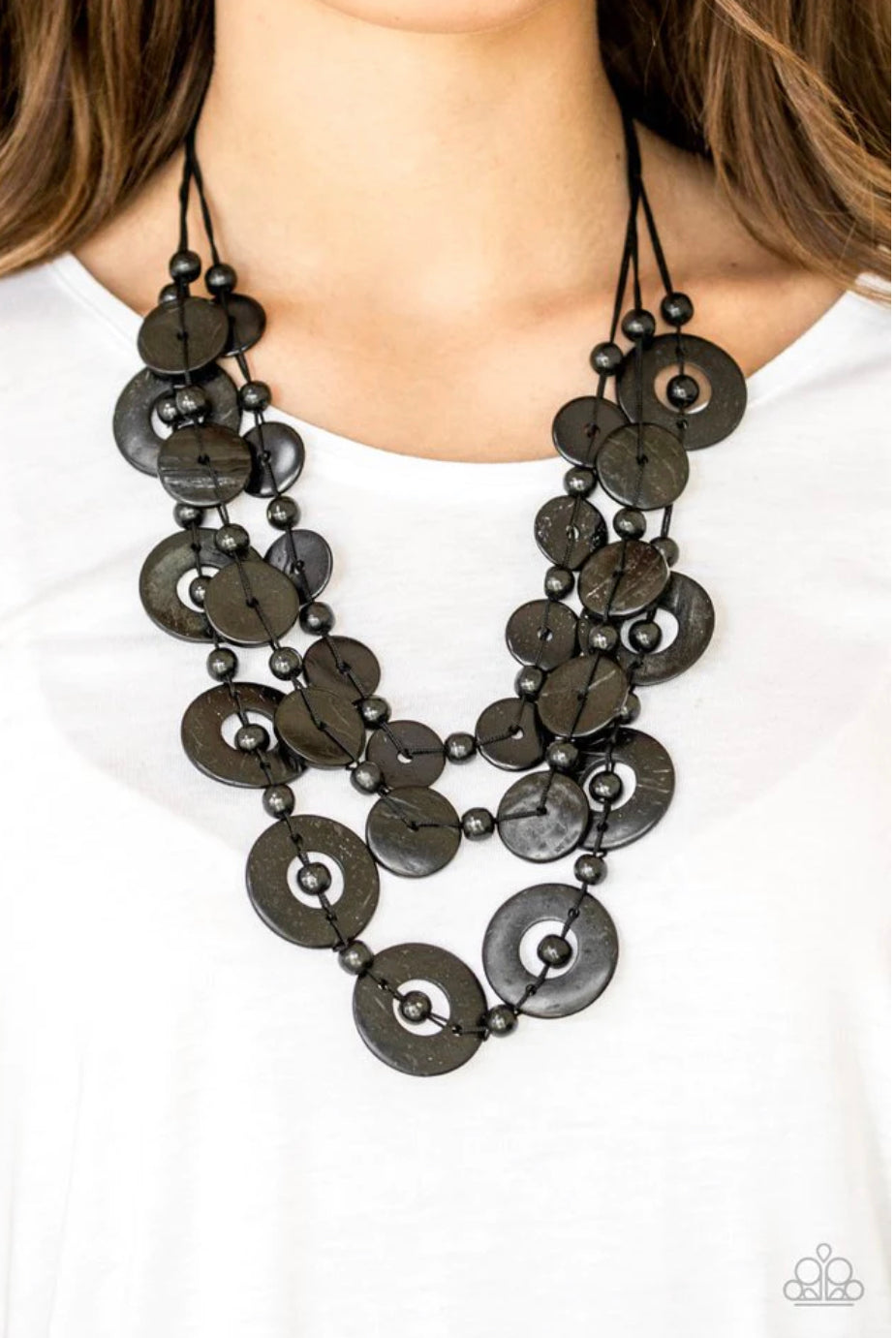 Catalina Coastin - Black Necklace