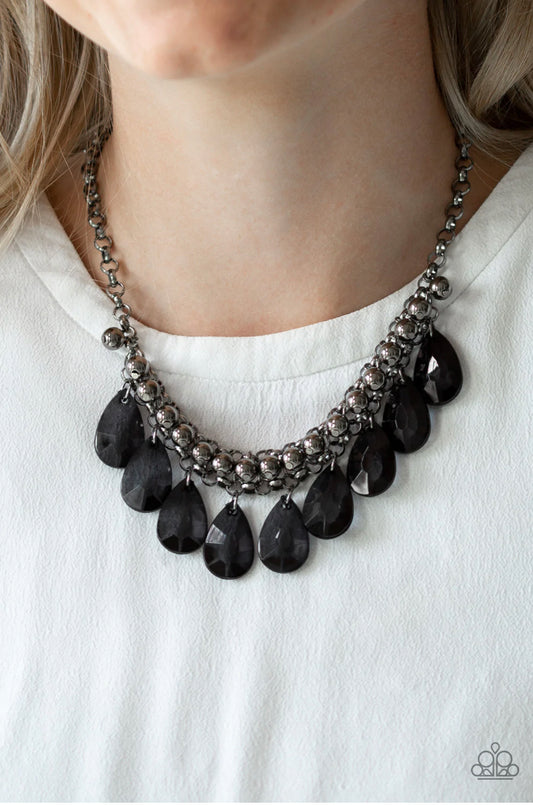 Fashionista Flair - Black Necklace