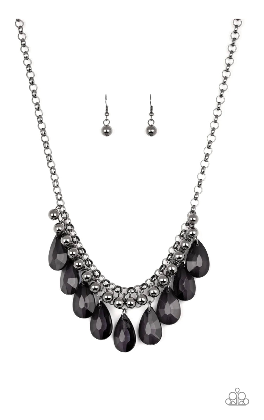 Fashionista Flair - Black Necklace