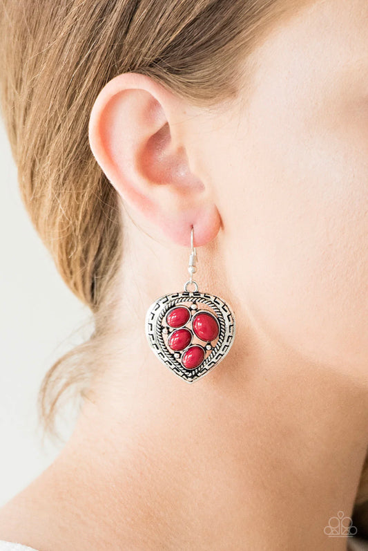 Wild Heart Wonder - Red Earrings