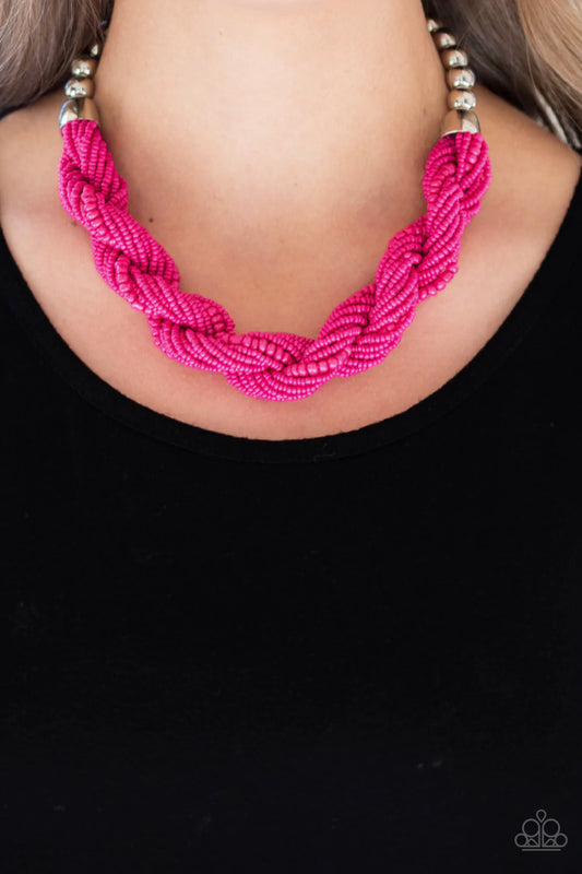 Savannah Surfin - Pink Necklace