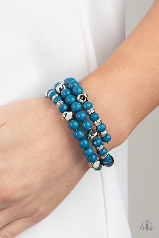 Vibrant Verve - Blue Bracelet