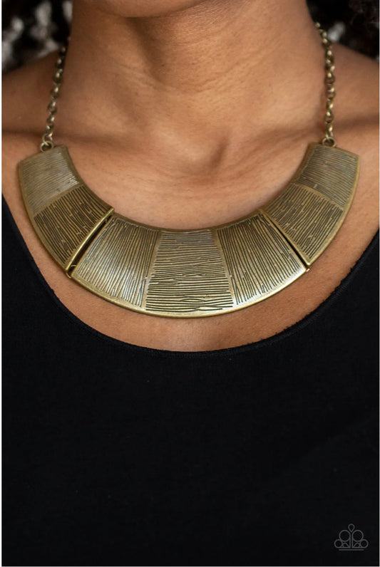 More Roar - Brass Necklace