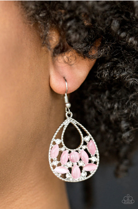 Just DEWing My Thing - Pink Earrings