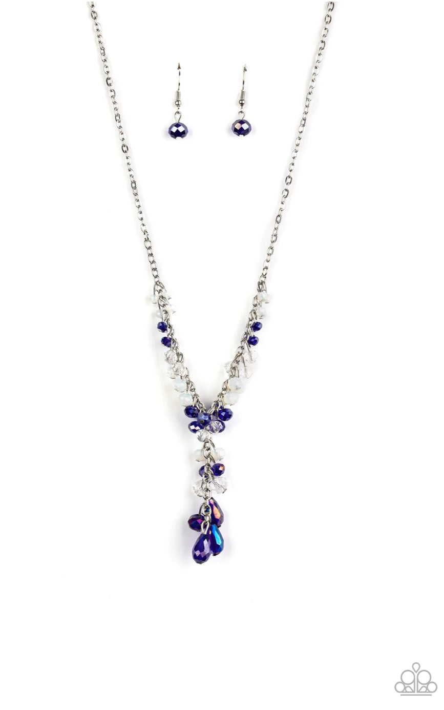 Iridescent Illumination - Blue Necklace