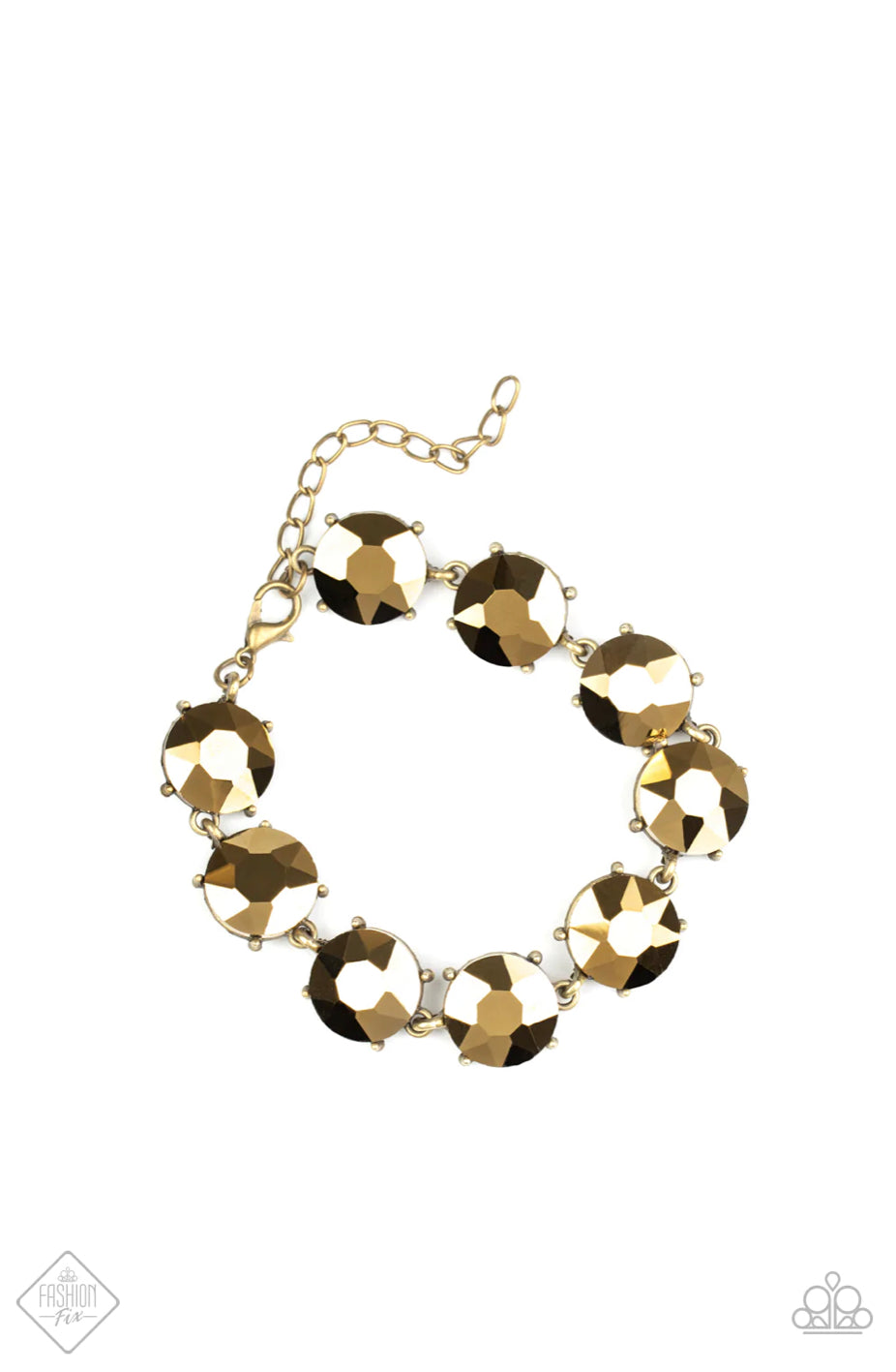 Fabulously Flashy - Brass Bracelet