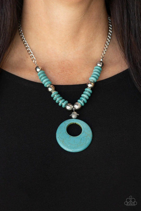 Oasis Goddess - Blue Necklace