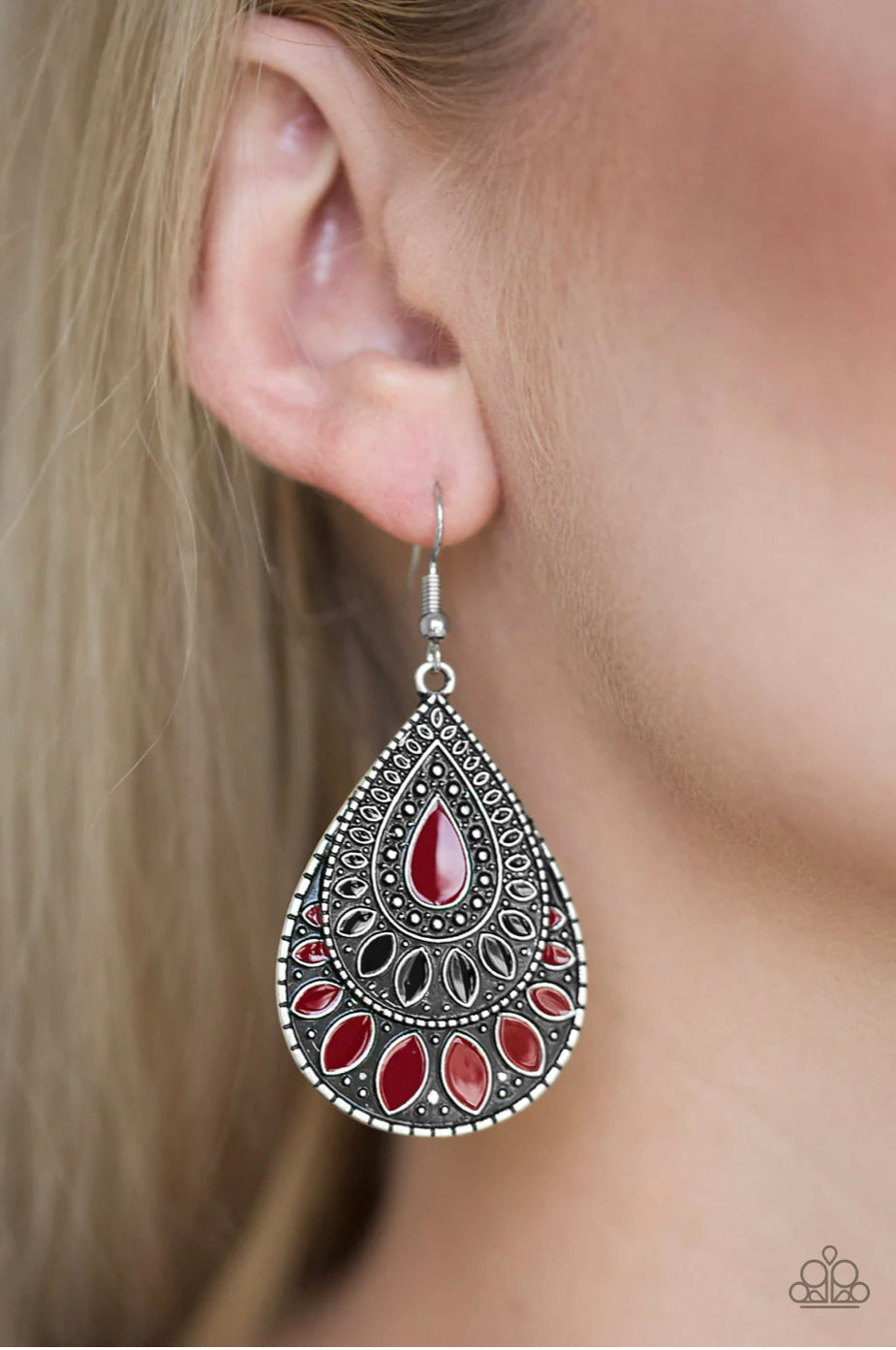 Westside Wildside - Red Earrings