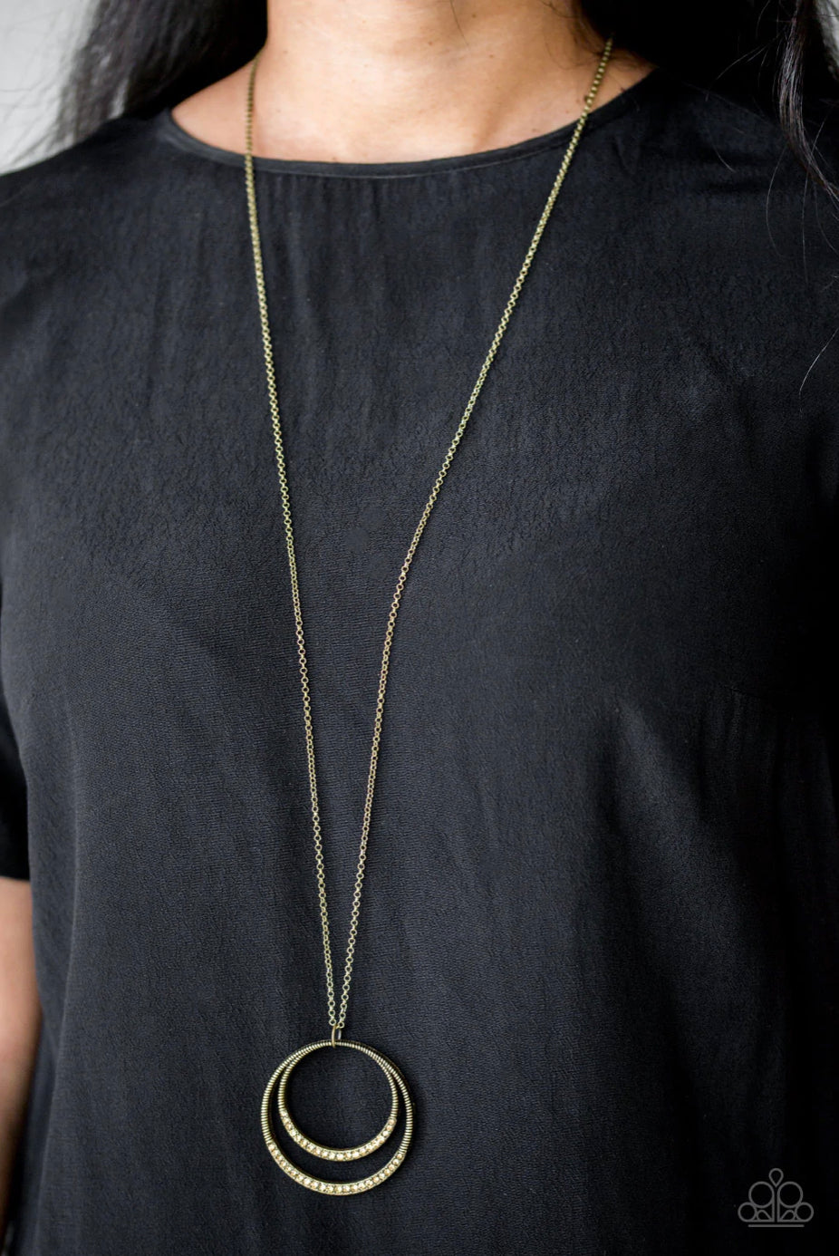 Front and EPICENTER - Brass Necklace