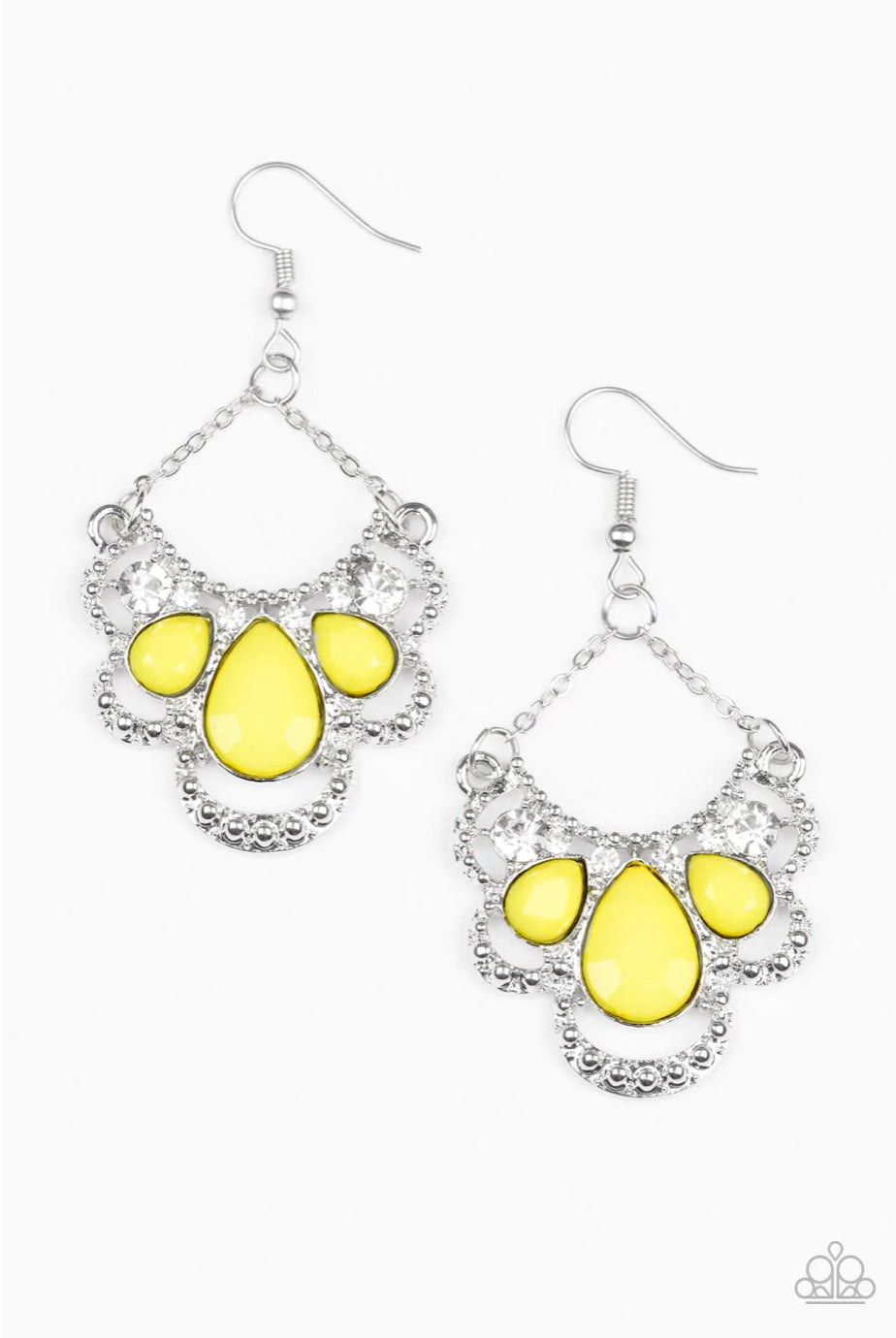 Caribbean Royalty - Yellow Earrings