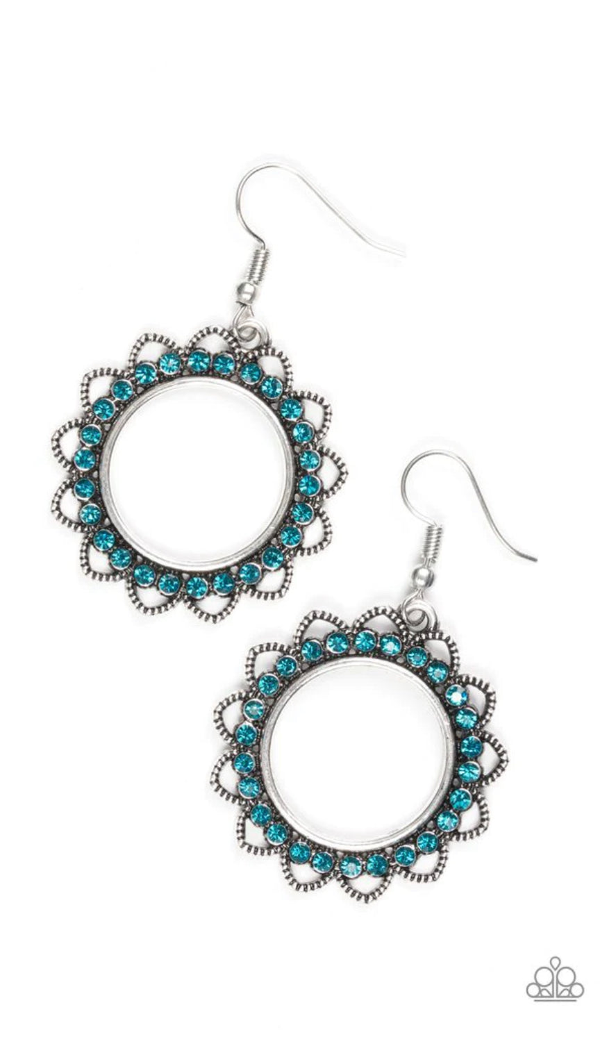 Bring Your Tambourine - Blue Earrings