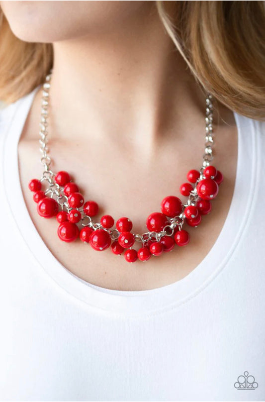 Walk This BROADWAY- Red Necklace