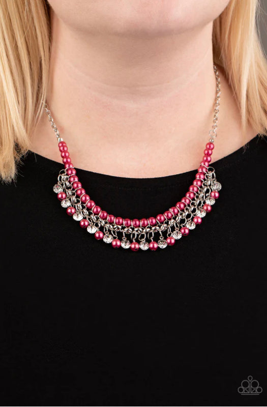 A Touch of CLASSY - Pink Necklace