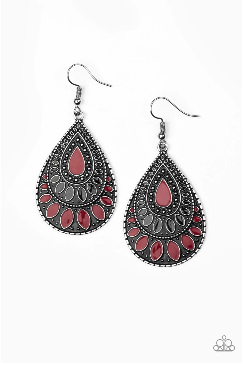 Westside Wildside - Red Earrings