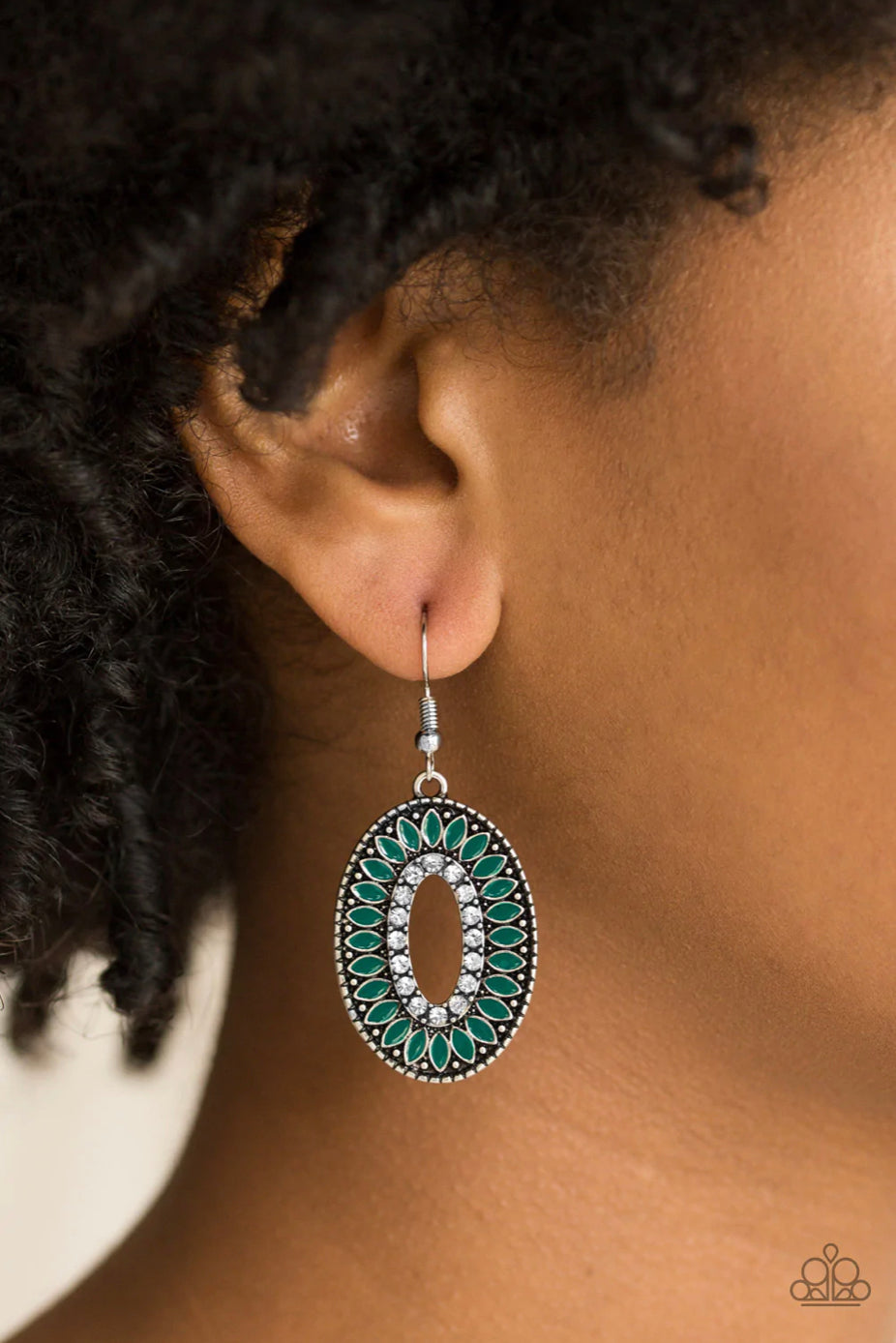 Fishing For Fabulous - Green Earrings