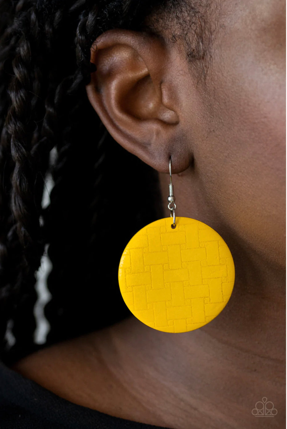 Natural Novelty - Yellow Earrings