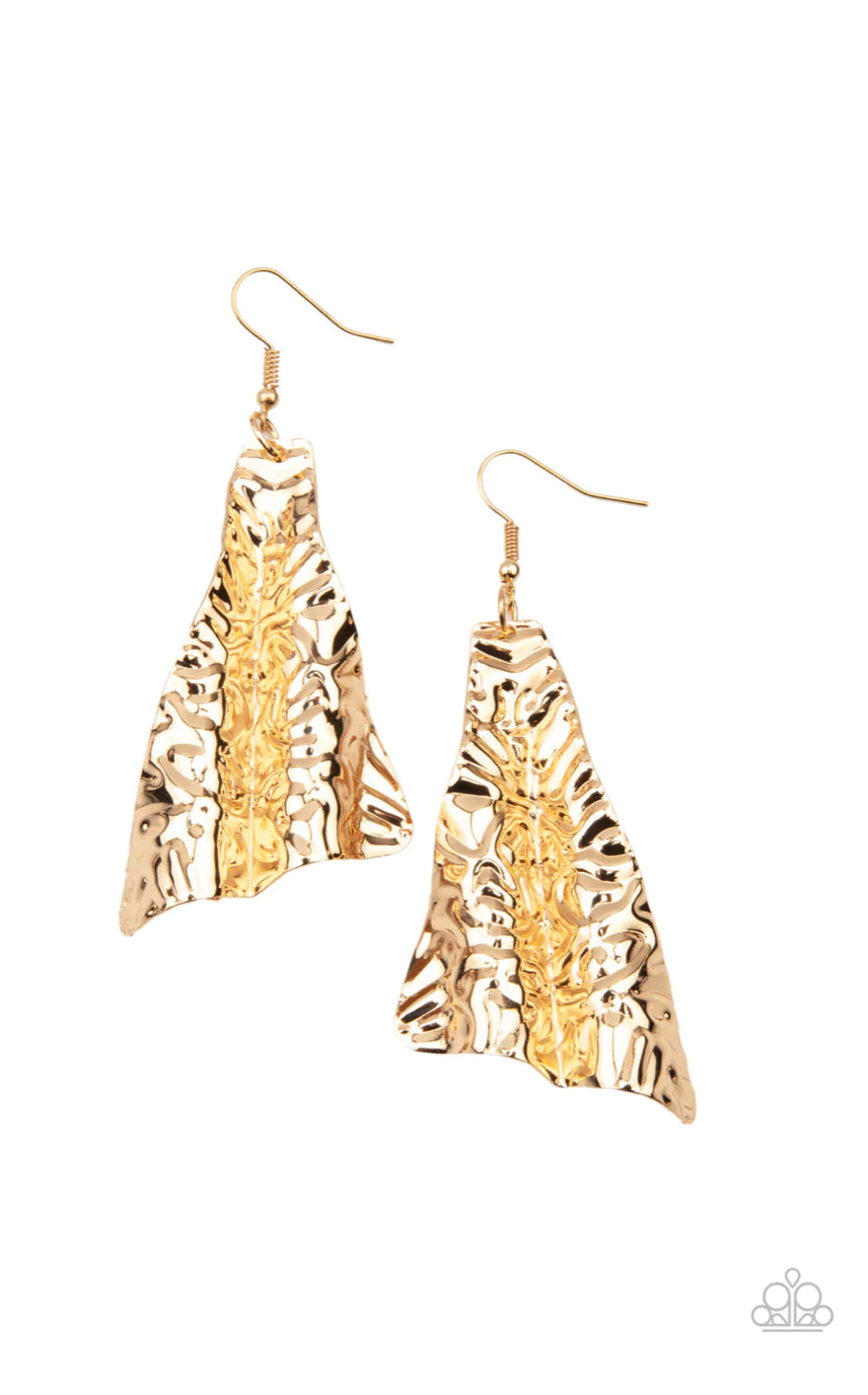 How FLARE You! - Gold Earrings