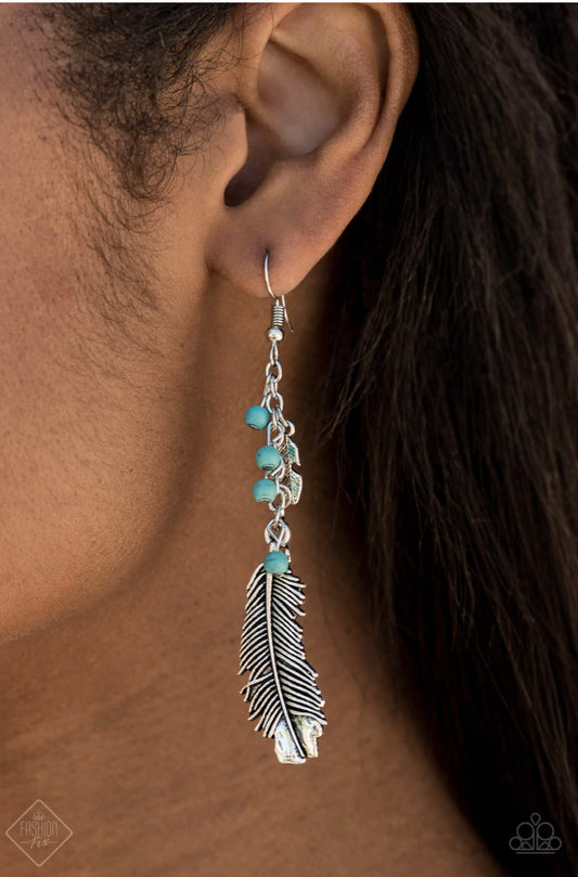 Find Your Flock - Blue Earrings