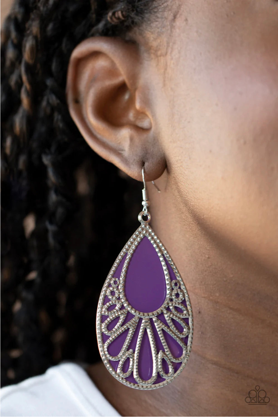 Loud and Proud - Purple Earrings