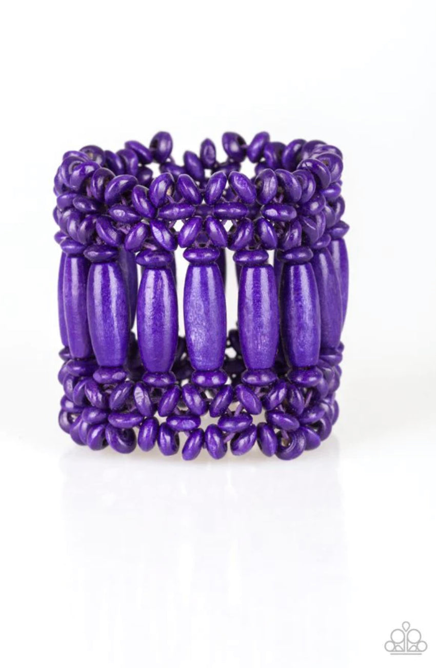 Barbados Beach Club - Purple Bracelet