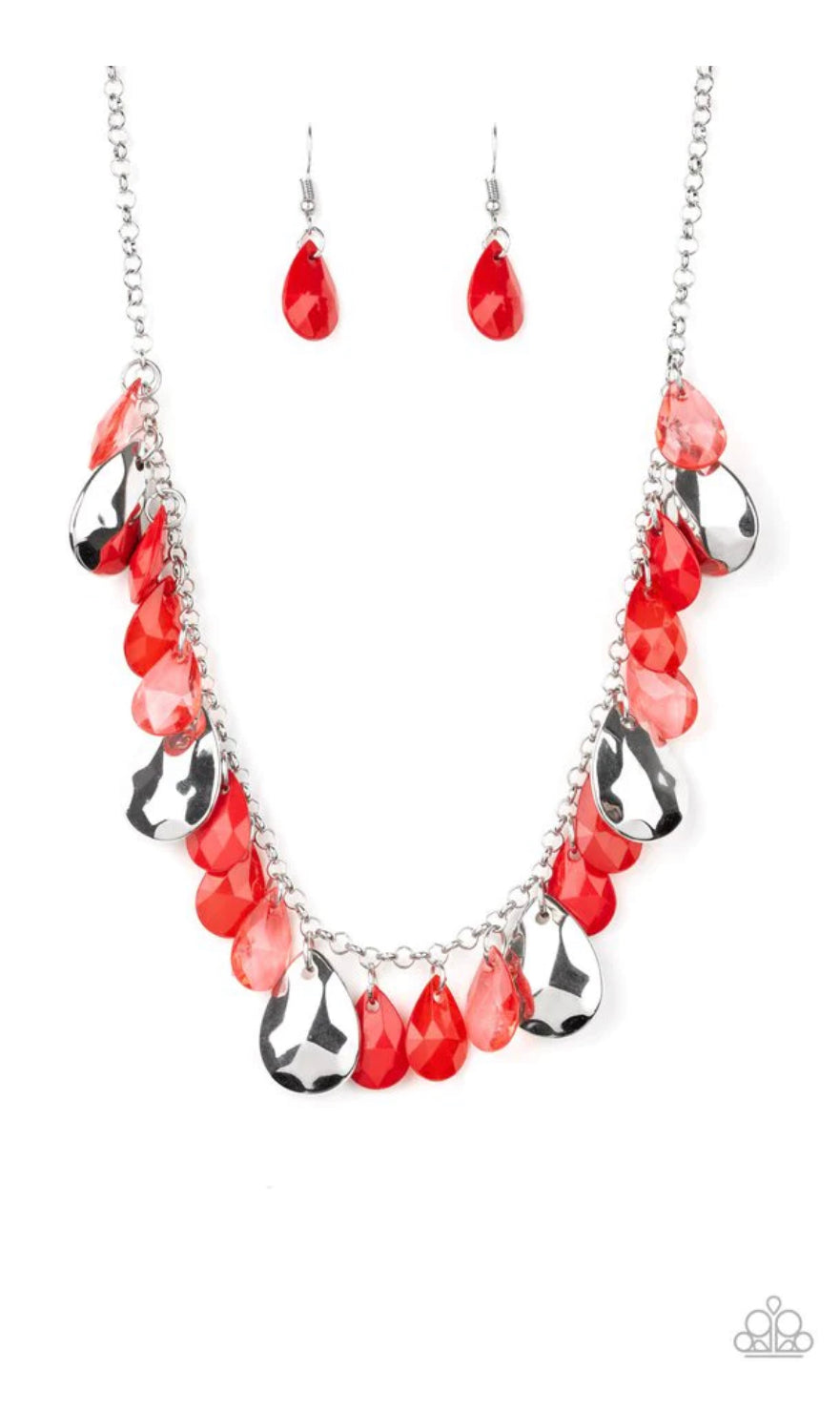 Hurricane Season - Red Necklace