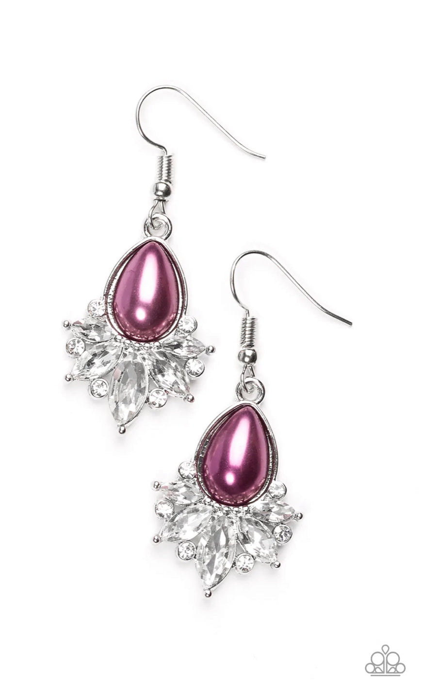 Regal Reputation - Purple Earrings