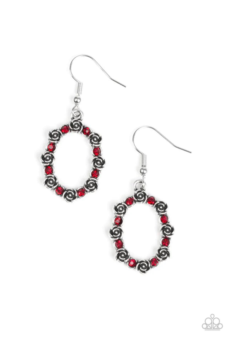 Rosy Royal - Red Earrings