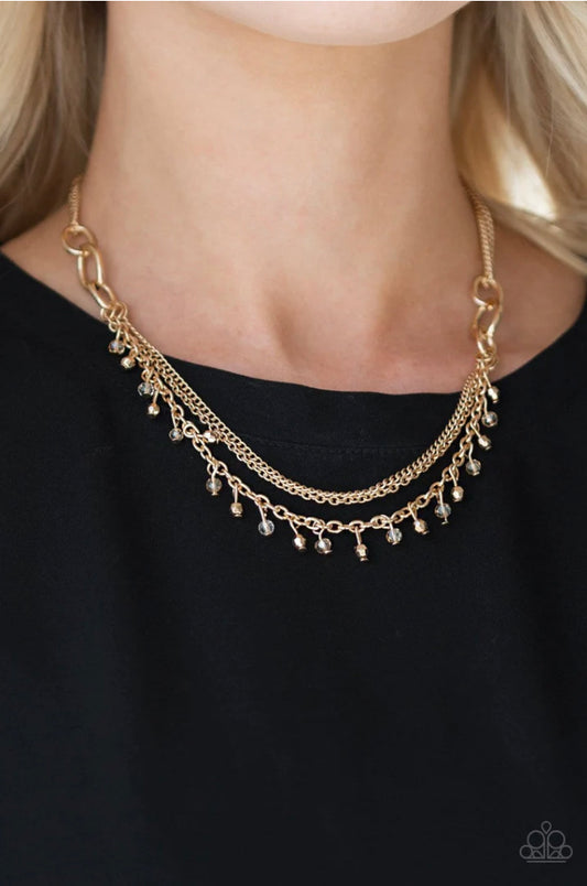 Financially Fabulous - Gold Necklace