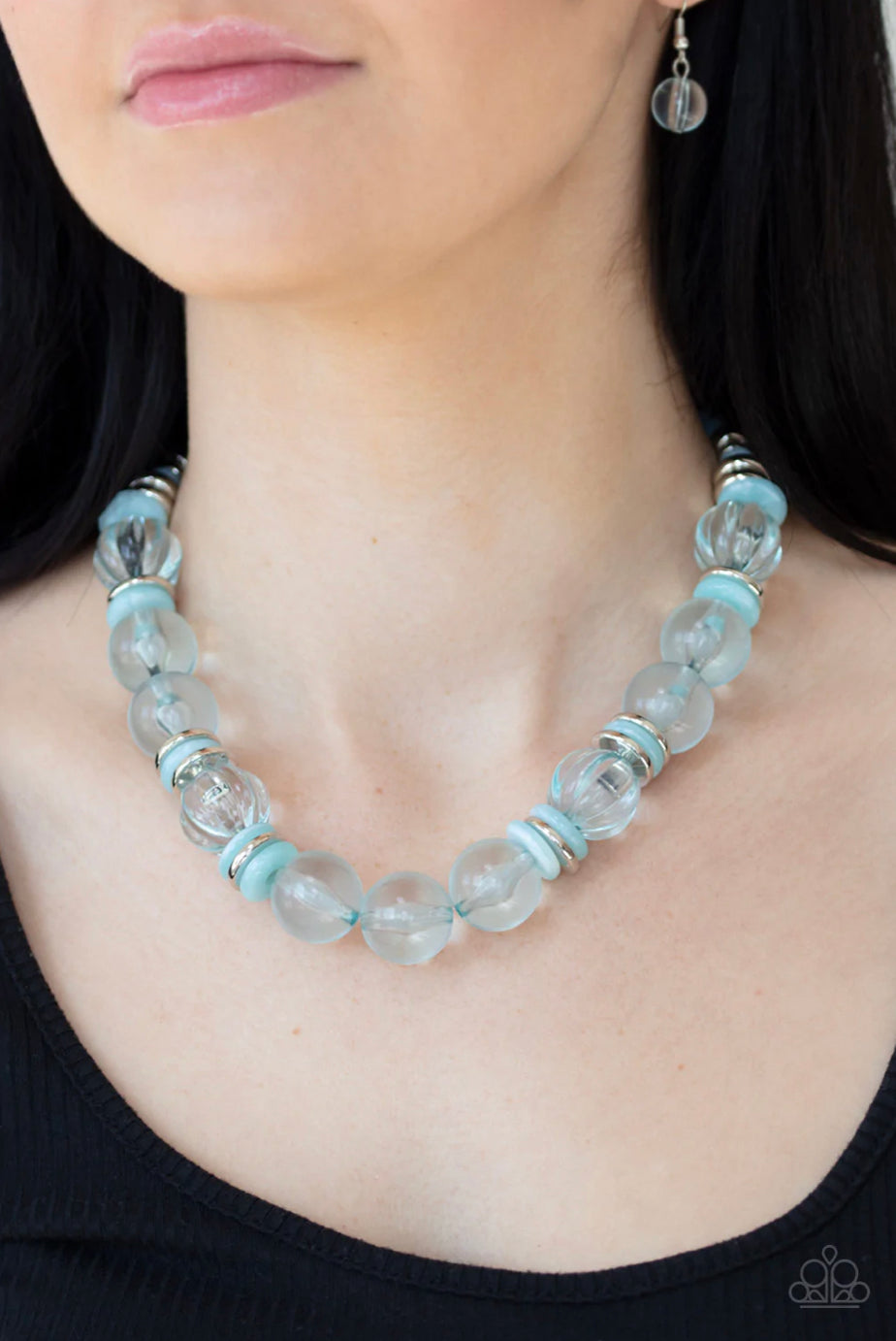 Bubbly Beauty – Blue Necklace