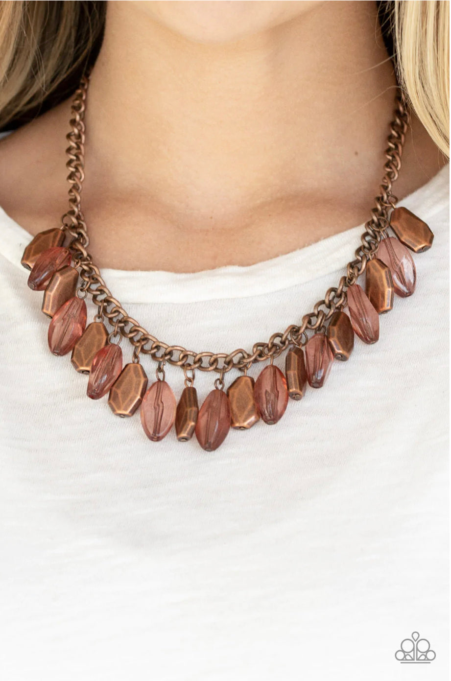 Fringe Fabulous - Copper Necklace