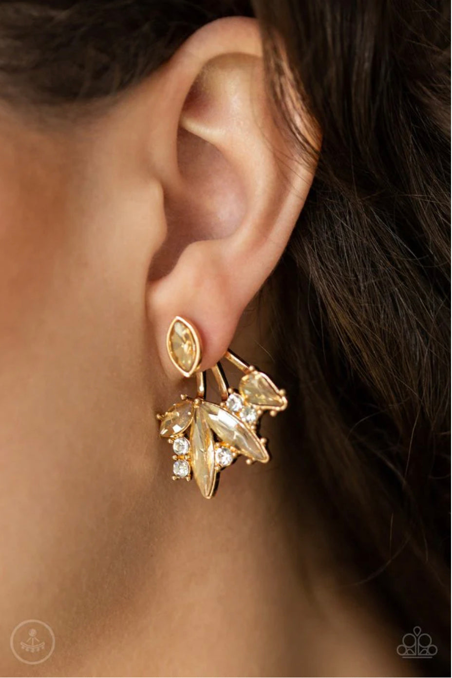 Deco Dynamite - Gold Earrings