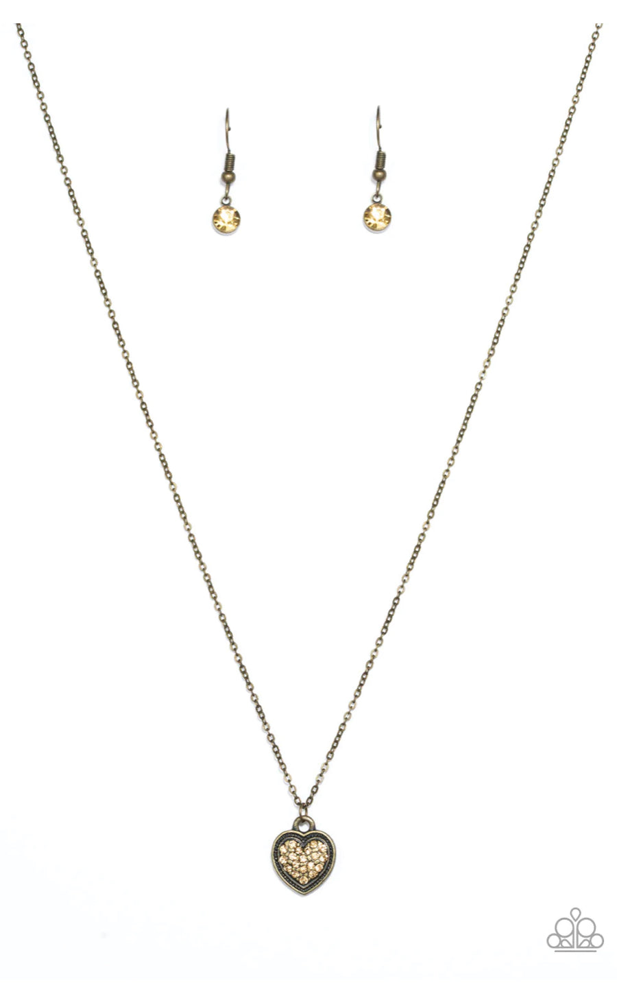 Fierce Flirt - Brass Necklace