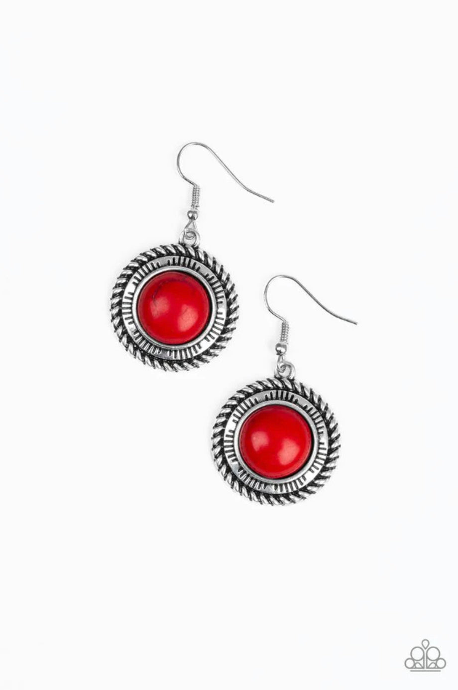 Natural-Born Nomad - Red Earrings