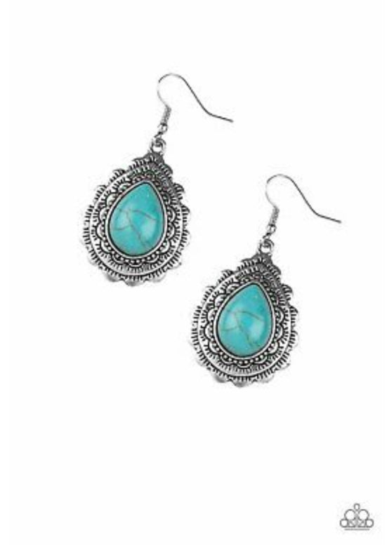 Mountain Mover - Blue Earrings