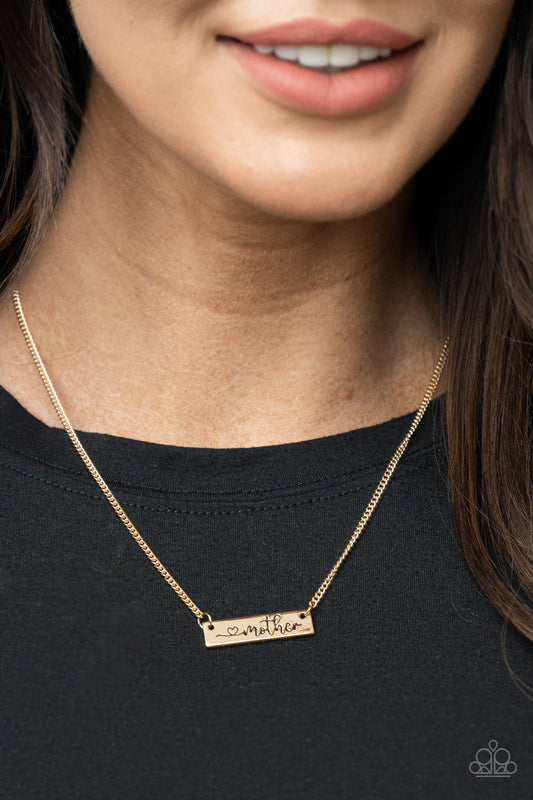 Joy Of Motherhood - Gold Necklace