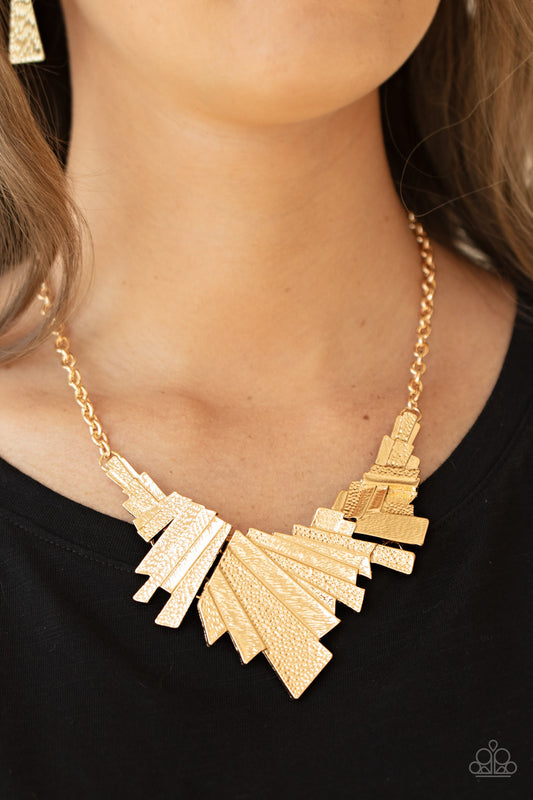 Happily Ever AFTERSHOCK - Gold Necklace