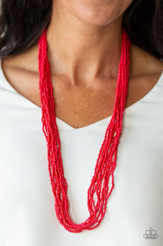 Congo Colada - Red Necklace